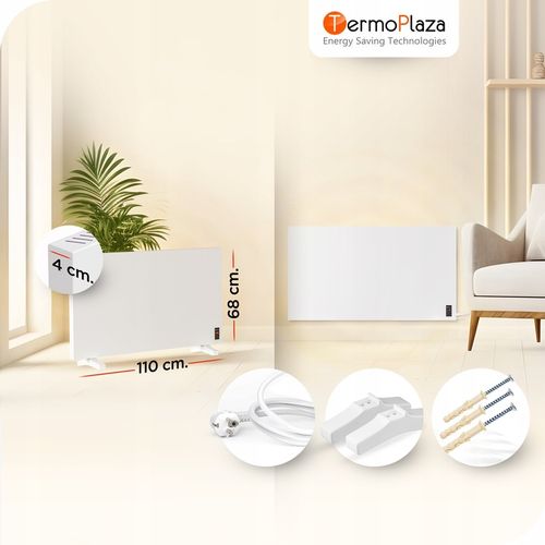 Grzejnik konwektorowy na podczerwień TermoPlaza 950W 25m2 energooszczędny na Arena.pl