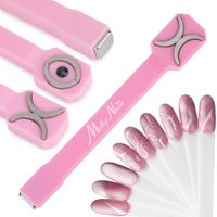 Magnetyzer dwustronny Molly Nails do kociego oka cat eye różowy