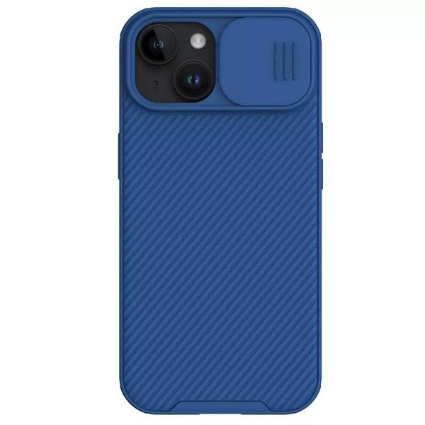 Etui Nillkin CamShield Pro PC+TPU do Iphone 15 Plus niebieski zdjęcie 1
