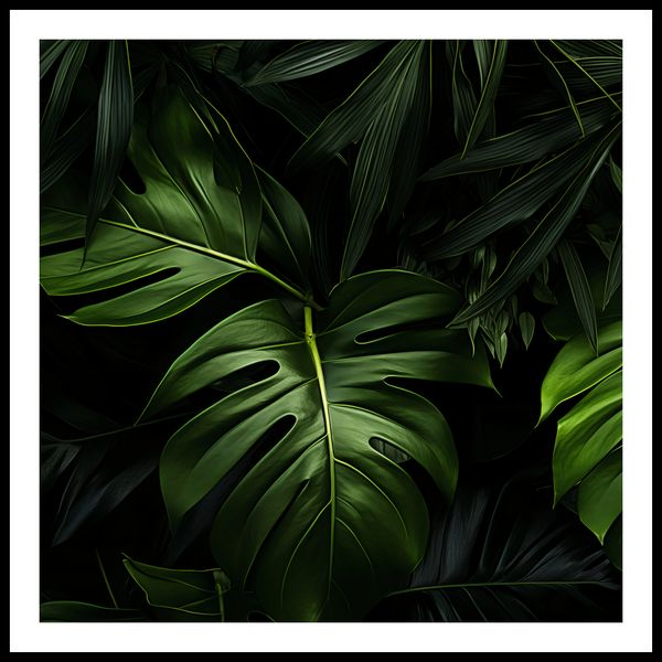 Plakat 90x90cm Zielony Szept zdjęcie 3