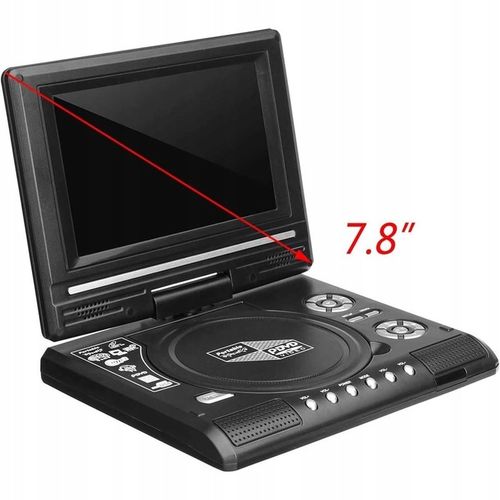 PRZENOŚNY ODTWARZACZ DVD TV/FM/USB/GIER KONSOLA na Arena.pl