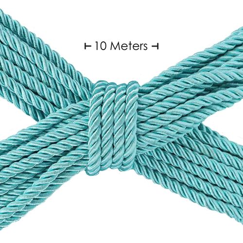 polyester bondage rope - 32.8 ft / 10 m - blue na Arena.pl