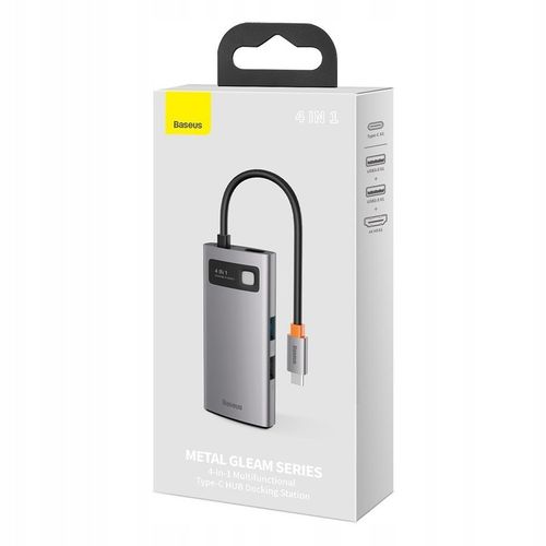 HUB USB-C 4in1 BASEUS USB 3.0+HDMI+PD DO MATEBOOK DELL XPS ACER HP ASUS na Arena.pl
