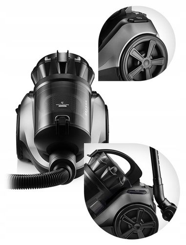 ODKURZACZ CYKLONOWY MOZANO BEZWORKOWY TURBOSZCZOTKA 4000W FILTR HEPA 3L na Arena.pl