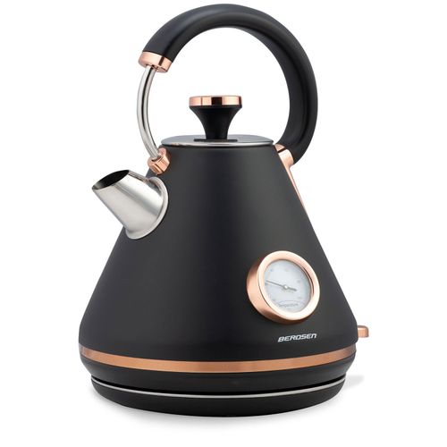 Czajnik elektryczny z termometrem 1,7L Berdsen BD-701 czarny na Arena.pl