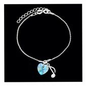 Srebrna Bransoletka dla Dziewczynki Nuta Nutka 925