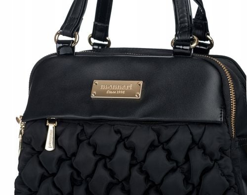 TOREBKA LISTONOSZKA MONNARI PIKOWANA SPORTOWA POJEMNA 3 KOMOROWA Czarny na Arena.pl