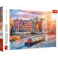 Puzzle 500 el. Amsterdam, Holandia Trefl 37428