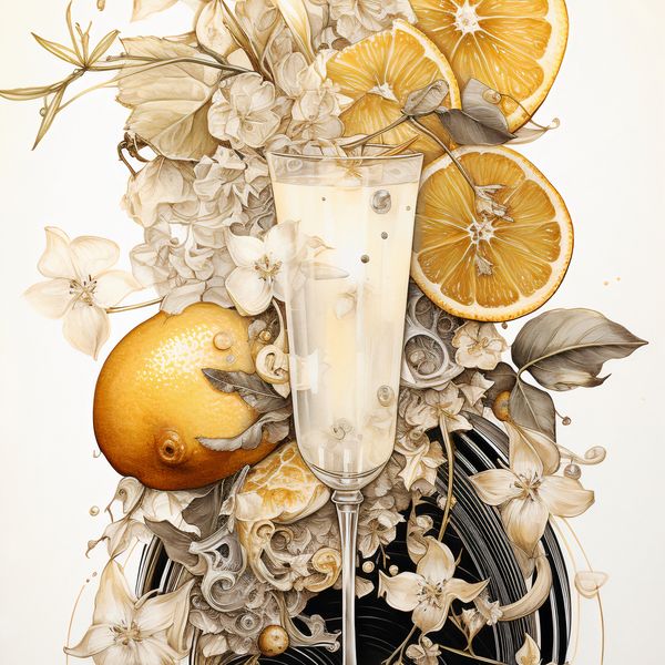 Plakat 100x100cm Esencja Cytrusów zdjęcie 1