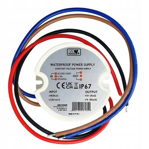 Zasilacz LED 12V Dopuszkowy Do Puszki Puszkowy 45W 3.75A DC Do Taśmy na Arena.pl