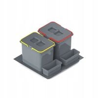 Sortownik na odpady REJS PRAKTIKO kosz na śmieci do szuflady 60 cm