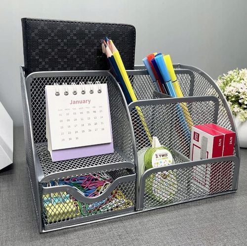 PRZYBORNIK NA BIURKO ORGANIZER NA KREDKI POJEMNIK na Arena.pl