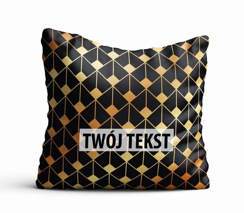 Poduszka Dekoracyjna GEOMETRYCZNA  z Twoim napisem G49 na Arena.pl