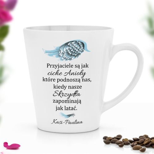 Kubek z PERSONALIZACJĄ z sentencją na PREZENT dla PRZYJACIÓŁKI na Arena.pl