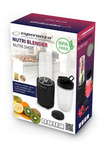 BLENDER KIELICHOWY DO KOKTAJL SMOOTHIE 6W1 BUTELKI na Arena.pl