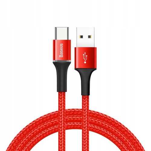 BASEUS PANCERNY SZYBKI KABEL LED USB-C 3A 100CM na Arena.pl