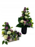 WIĄZANKA STROIK KOMPOZYCJA NA GRÓB CMENTARZ SZTUCZNE KWIATY