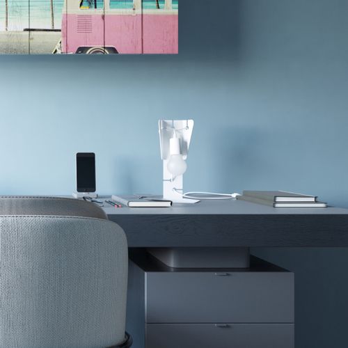 Lampa biurkowa ARBY biała na Arena.pl