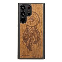 Drewniane Etui Bewood na Samsung Galaxy S23 Ultra ŁAPACZ SNÓW IMBUIA