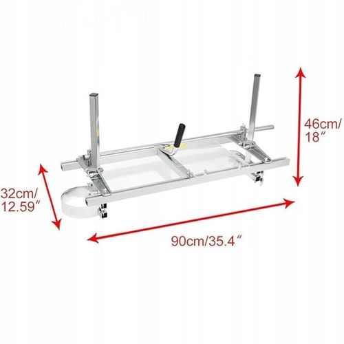 PROWADNICA DO PIŁY SPALINOWEJ 14"-36” TRAK DO DREWNA PRZENOŚNY PRZYSTAWKA na Arena.pl