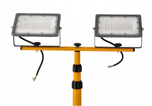 2x Halogen LED Naświetlacz Reflektor 50W IP65 PREMIUM + Statyw na Arena.pl