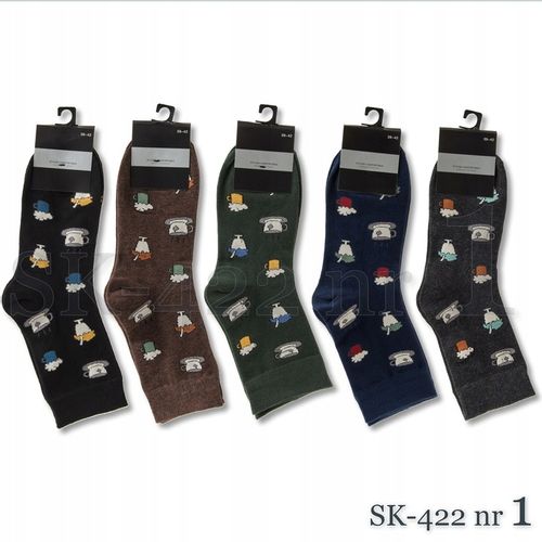 5x SKARPETY męskie BAWEŁNIANE wysokie skarpetki Eleganckie JAKOŚĆ PREMIUM na Arena.pl