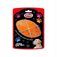 Piłka Rugby dla psa SUPER MOCNA odporna na gryzienie 11cm miękka