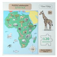Puzzle Edukacyjne Afryka 120 El Zestaw Układanka Dla Chłopca PUZLE Logiczne
