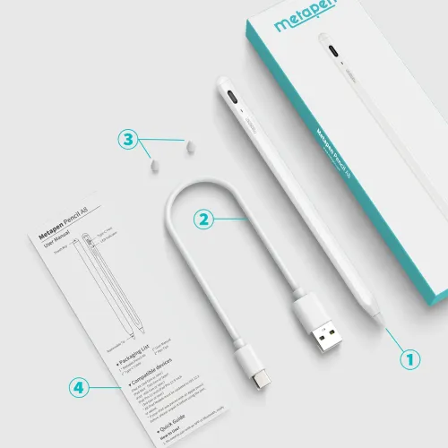 rysik metapen pencil a8 do ipada - biały na Arena.pl