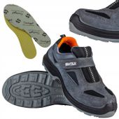 BUTY ROBOCZE PÓŁBUTY LEKKIE PODNOSKIEM BLACHĄ BHP Swolx X12 R. 43+ WKŁADKA