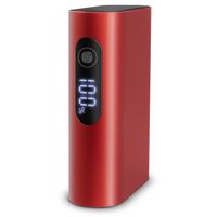 PowerBank YENKEE 10000mAh _ 18W _ USB-C _LCD dotykowe _ red