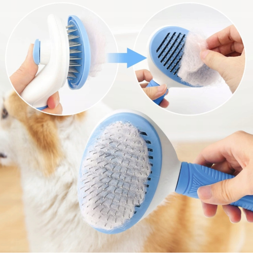 Szczotka do sierści dla psa NIEBIESKA na Arena.pl