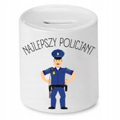 Skarbonka Dla Policjanta Najlepszy Policjant Z Nadrukiem Ze Zdjęciem