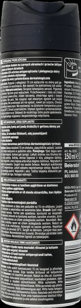 NIVEA MEN DEO BLACK WHITE INVISIBLE ORIGINAL spray zdjęcie 8
