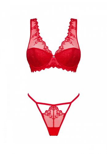 bielizna lonesia komplet 2 częściowy czerwony l/xl na Arena.pl