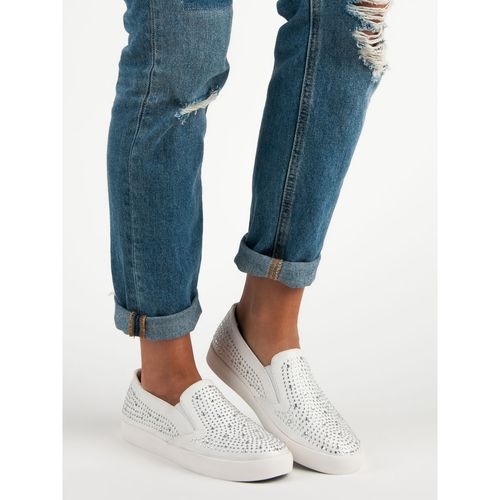 Białe trampki slipony r.39 na Arena.pl