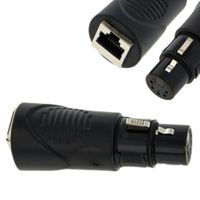 Przejściówka Sygnałowa Adapter DMX the sssnake CAT5 RJ45 - XLR 5-pin żeński