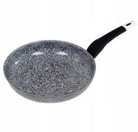 Patelnia tradycyjna Zilner Stonetec 22 cm granitowa