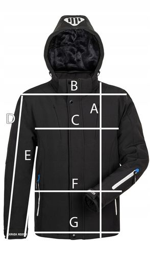 Canada Ultra A'la Piankowa KURTKA NARCIARSKA ZIMOWA MĘSKA CIEPŁA na Arena.pl