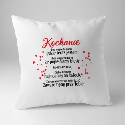 Kochanie - poduszka na prezent na Arena.pl