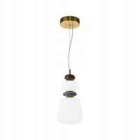 Lampa sufitowa wisząca złota żyrandol LED do salonu sypialni i pokoju EVANS