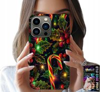 ETUI DO IPHONE 16 PRO - LASKA CUKROWA, JEMIOŁA, CHOINKA + SZKŁO