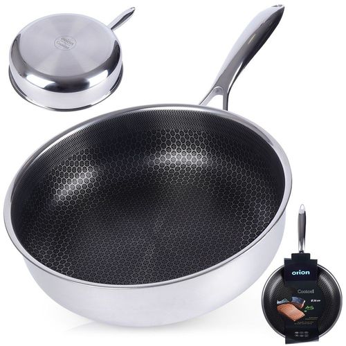 Patelnia stalowa głęboka COOKCELL 26 cm na Arena.pl