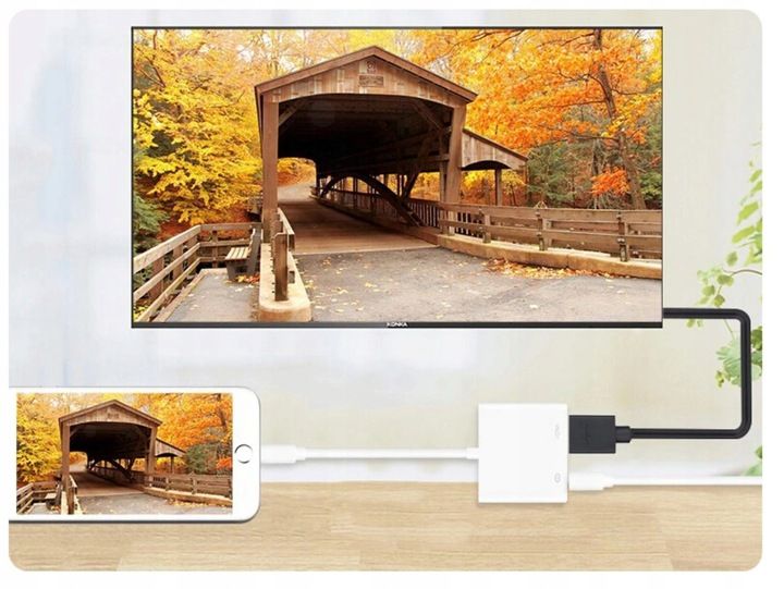 PRZEJŚCIÓWKA ADAPTER Lightning HDMI do iPhone iPad zdjęcie 6