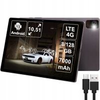 TABLET ANDROID 10,5" LTE 8/128GB 7000 mAh WIFI GPS DUAL SIM ŁADOWARKA