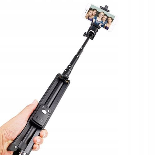 WYSOKI STATYW KIJ SELFIE STICK BLUETOOTH SMARTFONA na Arena.pl