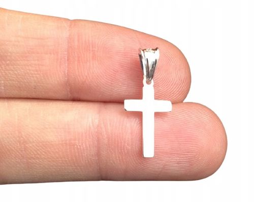 Łańcuszek Srebrny KOMUNIA KRZYŻYK Srebrny 925 KOMUNIJNY (na PREZENT) na Arena.pl