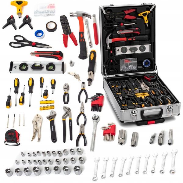 WALIZKA NARZĘDZIOWA ZESTAW NARZĘDZI KLUCZY 1750 ELEMENTÓW SUPER ZESTAW zdjęcie 9