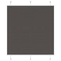 Roleta plisowana czarna 115x100 cm Szerokość tkaniny 114,4 cm