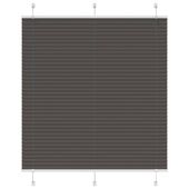 Roleta plisowana czarna 115x100 cm Szerokość tkaniny 114,4 cm